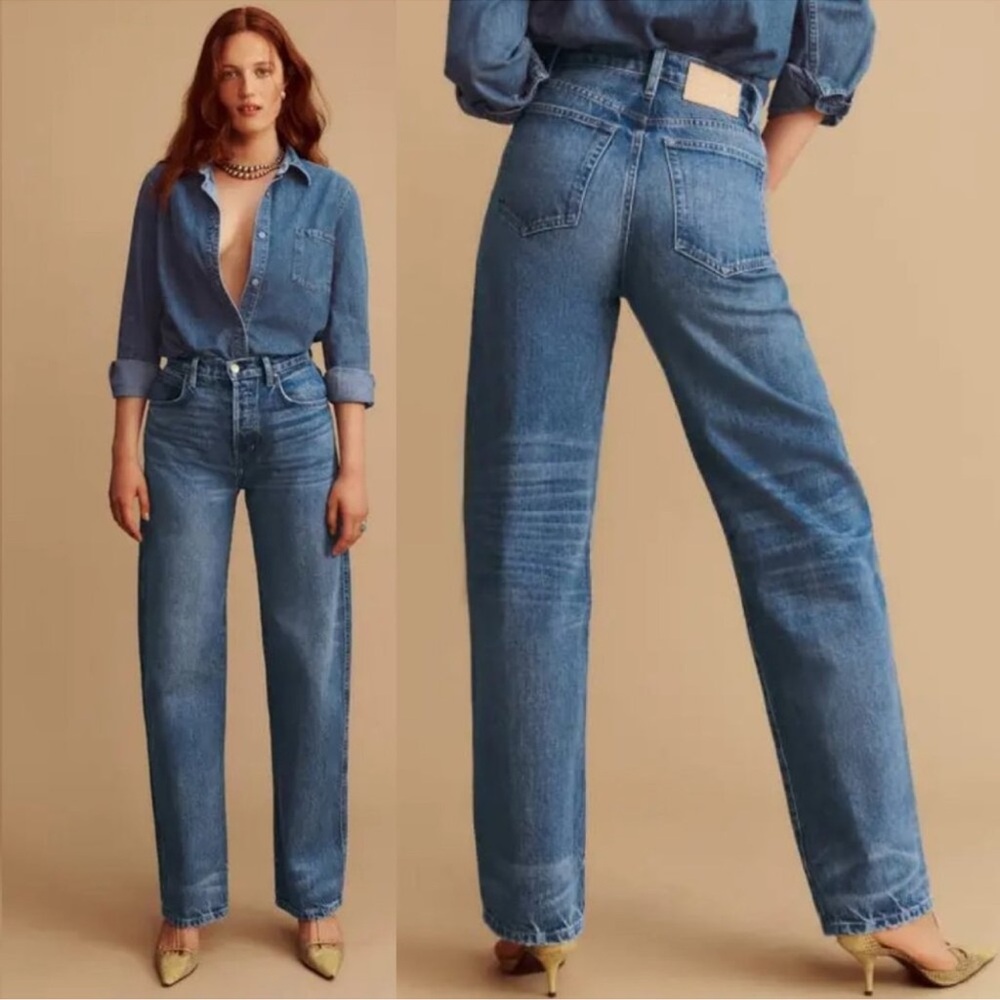 Reformation The Collection Magnolia Bow Jeans in size 26